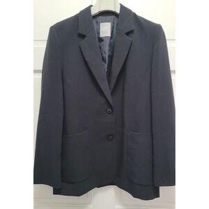 8 Seconds Women's Rayon Blend Suit Blazer Jacket - Black - Small - NWOT